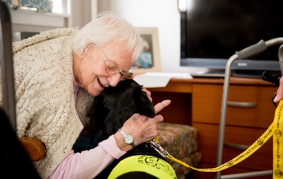 Lady with dog