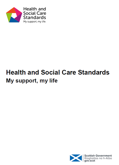 Health and Social Care Standards front cover