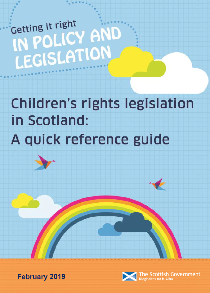 Children's rights legislation in Scotland: quick reference guide image