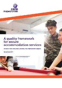 A quality framework for secure accommodation services image