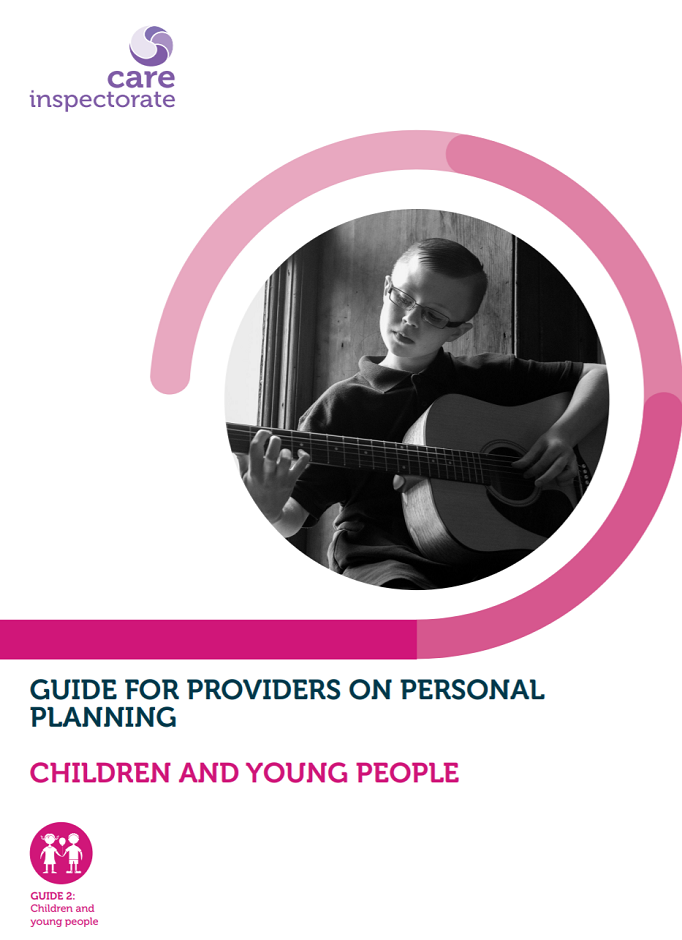 Guide for Providers on Personal Planning - Children and Young People image