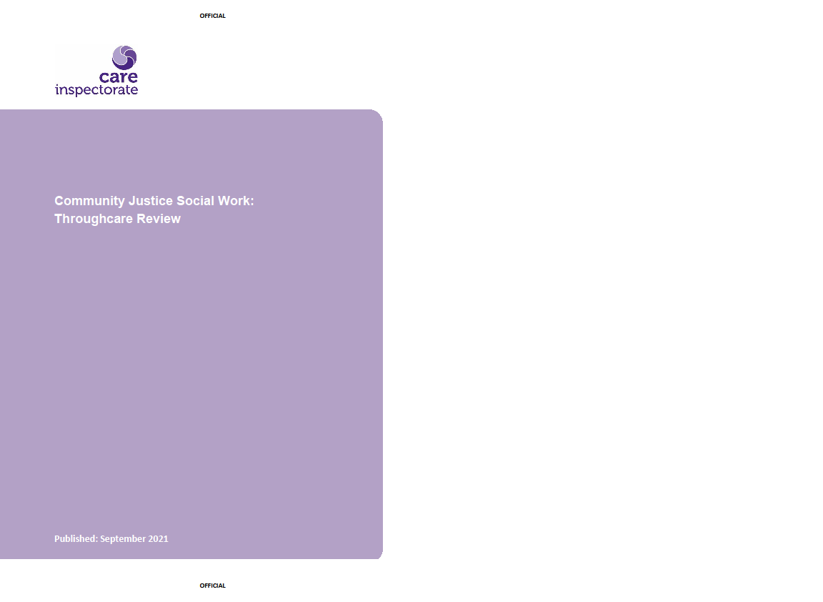 Community justice social work: Throughcare review image