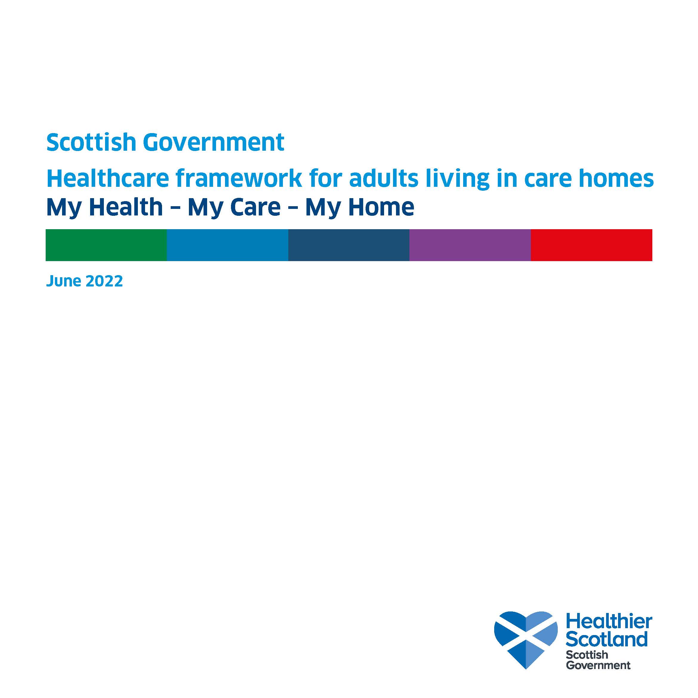 Healthcare framework for adults living in care homes image