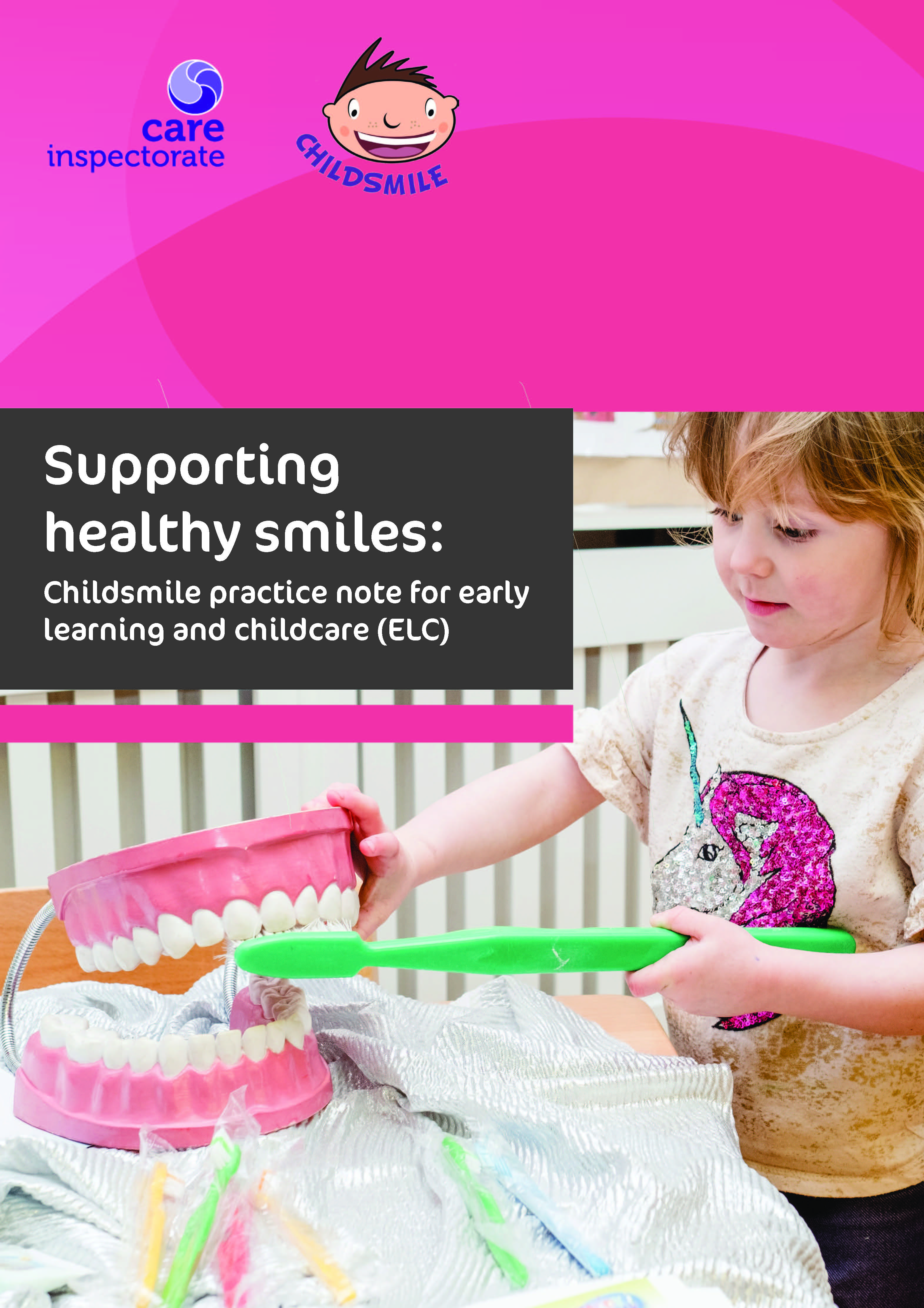 Supporting healthy smiles: Childsmile practice note for early learning and childcare (ELC) image