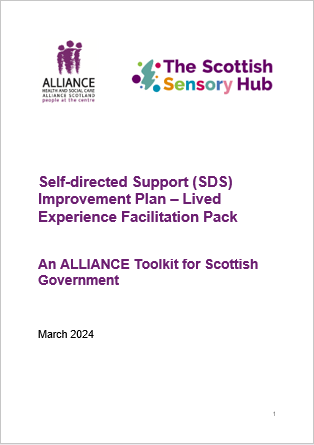Self-directed Support (SDS) Improvement Plan – Lived Experience Facilitation Pack image