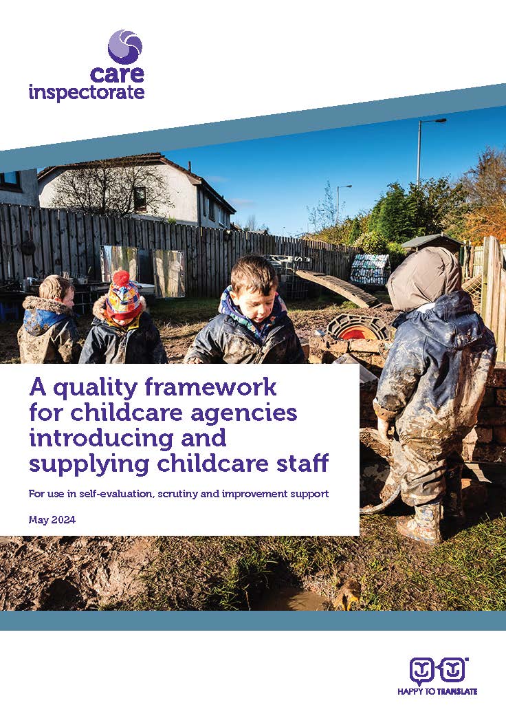A quality framework for childcare agencies introducing and supplying childcare staff image